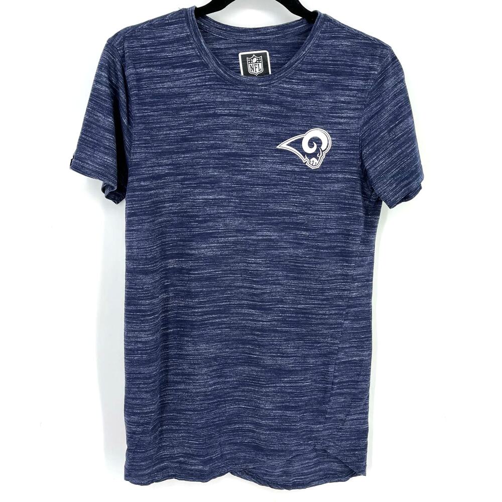 NFL Los Angeles LA Rams Team Apparel T Shirt Mens Sz Small Heather Blue Football